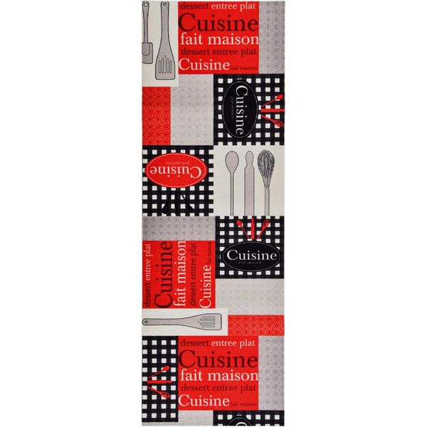 The Living Store Tappeto Da Cucina Lavabile Cuisine 60X180 Cm-image