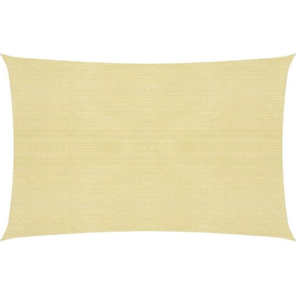 The Living Store Tenda Da Sole 160 G/M² Beige 3X4 M Hdpe-image