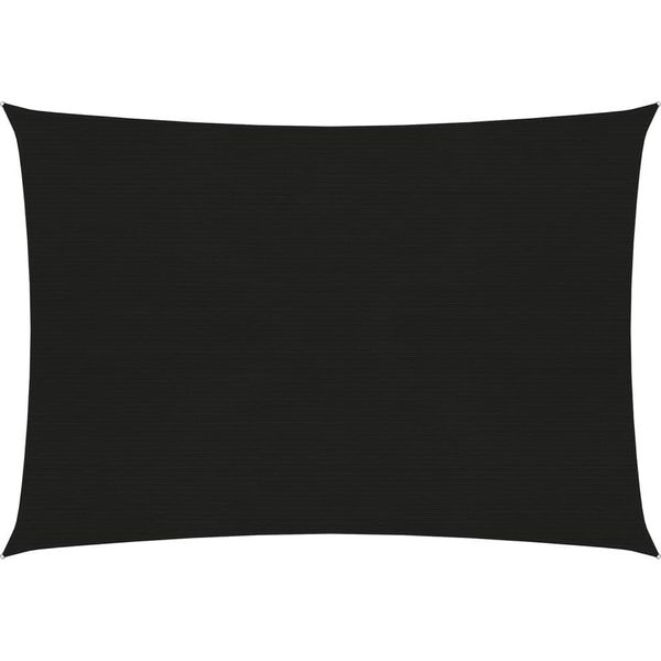The Living Store Tenda Da Sole 160 G/M² Nero 2,5X3,5 M Hdpe-image