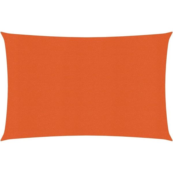 The Living Store Tenda Da Sole 160 G/M² Arancione 2,5X4 M Hdpe-image
