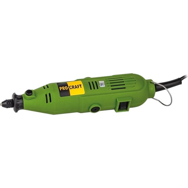 Smerigliatrice Diritta Procraft PG400 130 Watt 3,2 Mm + Set Di Accessori + Valigetta-image