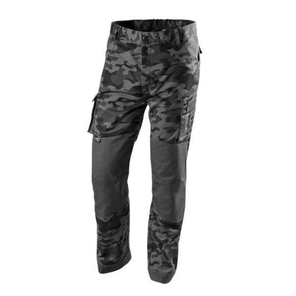 Pantaloni Di Sicurezza - Pantaloni Da Lavoro Camo Urban - Pantaloni Di Protezione Pantaloni Di Protezione Neo Tools - Moro - Taglia: L-image