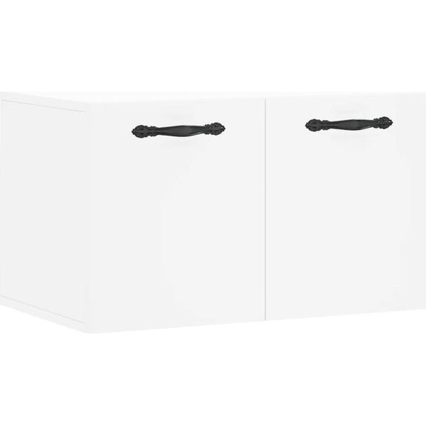 Vidaxl Armadio A Muro Bianco 60X36,5X35 Cm Materiale A Base Di Legno-image