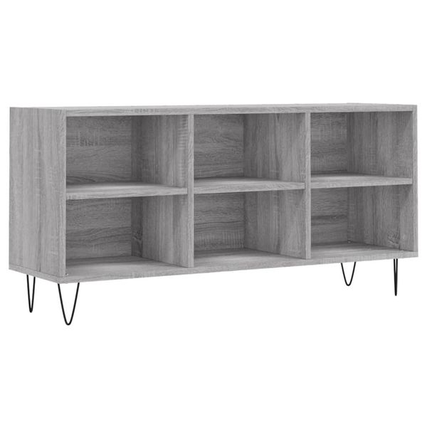 Mobile Tv Grigio Sonoma 103,5X30X50 Cm Materiale A Base Di Legno-image