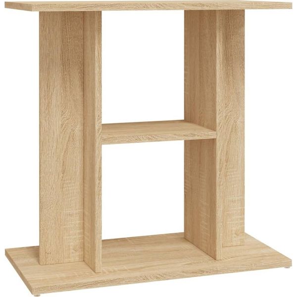 Vidaxl Supporto Per Acquario Rovere Sonoma 60X30X60 Cm Materiale A Base Di Legno-image