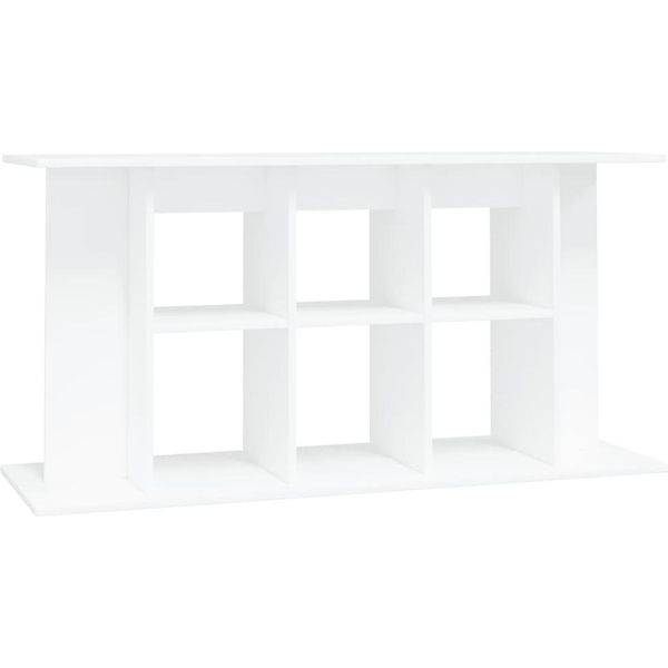 Vidaxl Supporto Per Acquario Bianco 120X40X60 Cm Materiale A Base Di Legno-image