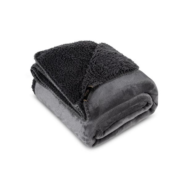 Coperta Eurofirany Coperta Living Coperta Divano Tedy Acciaio Grigio Chiaro Grigio 150X200 Cm Acciaio Grigio Chiaro Grigio-image