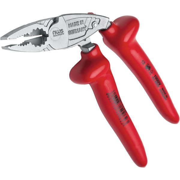 Nws Ergocombi Pinza Combinata Ergonomica 1096-43-200, Per Tenere, Afferrare, Piegare E Tagliare I Lavori, Per Tagliare Fili Duri E Morbidi-image
