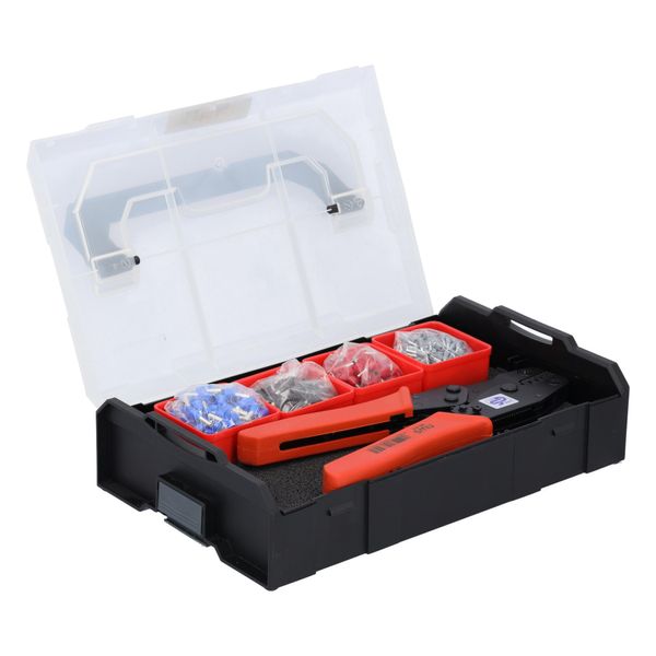 Assortimento Di Pinze A Crimpare E Capicorda Nws In Sortimo L-BOXX Mini 338-21, Dotato Di Pinze A Crimpare E Dei Capicorda Isolati Più Diffusi-image