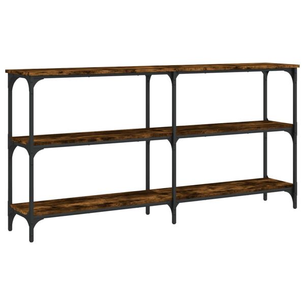 Tavolo Consolle In Rovere Fumé 150X29X75 Cm Materiale A Base Di Legno-image