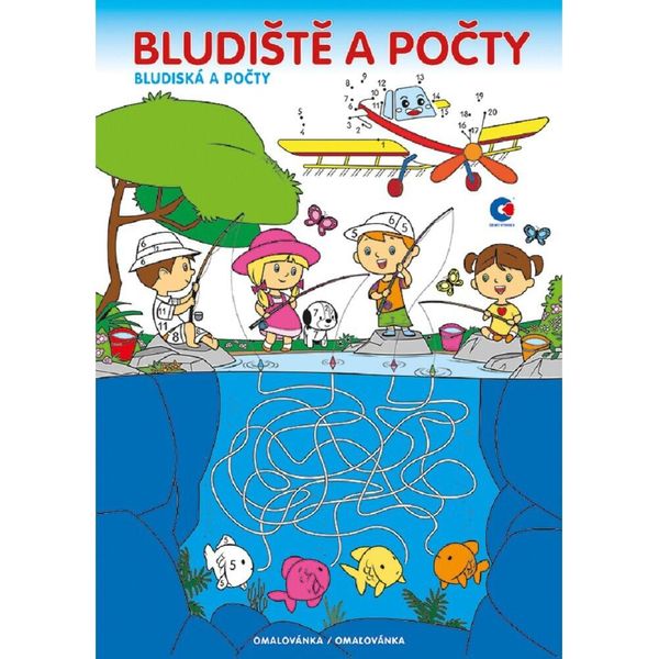 BaloušEk Stampa Libro Da Colorare A4 Labirinto E Numeri-image