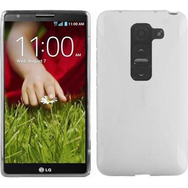 Cadorabo Custodia Per Telefono Cellulare Per Lg G2 Mini In Bianco Cover Tpu Silicone Back Cover Case-image