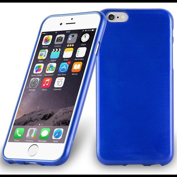 Cadorabo Custodia Per Apple Iphone 6 Plus / 6S Plus Custodia Protettiva In Blu Custodia Protettiva Custodia In Silicone Tpu Cover-image