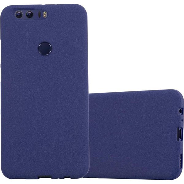 Cadorabo Custodia Protettiva Per Honor 8 / 8 Premium Custodia In Blu Telefono Cellulare Tpu Etui Cover Case-image