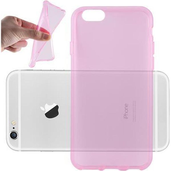 Cadorabo Custodia Per Apple Iphone 6 / 6S Custodia Protettiva In Rosa Custodia Protettiva In Tpu Silicone Cover-image