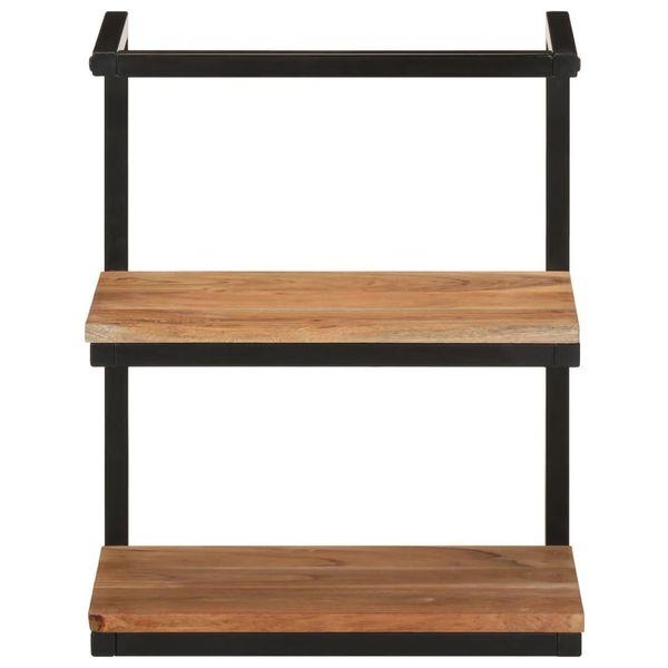 Syfax™ Mensola Da Parete 40X30X50 Cm Legno Massello Di Acacia E Ferro-image