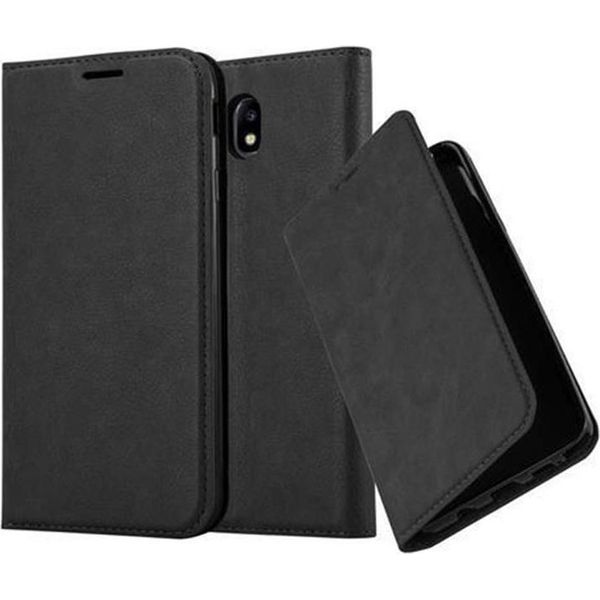 Cadorabo Cover Per Samsung Galaxy J5 2017 Cover Protettiva In Nero Custodia Per Telefono Cellulare Cover Chiusura Magnetica-image