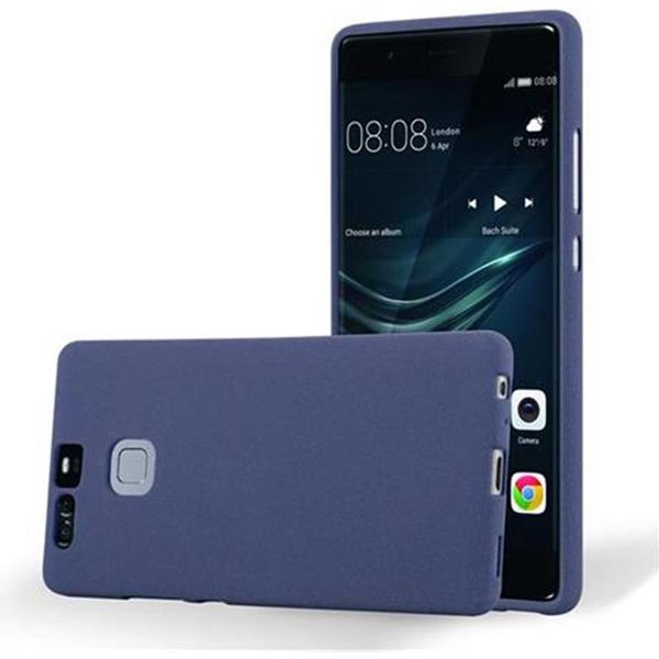 Cadorabo Custodia Protettiva Per Huawei P9 Custodia In Blu Telefono Cellulare Tpu Etui Cover Case-image