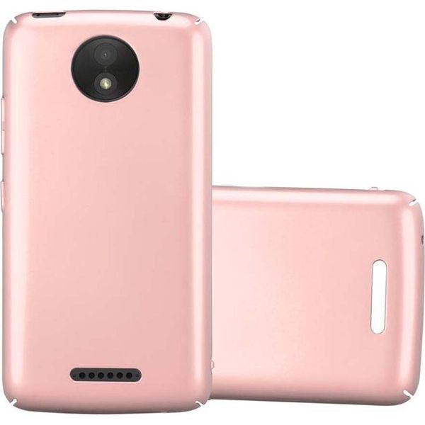 Cadorabo Cover Per Motorola Moto C Plus Cover Protettiva In Rosa Custodia Rigida Per Telefono Cellulare Cover Case-image