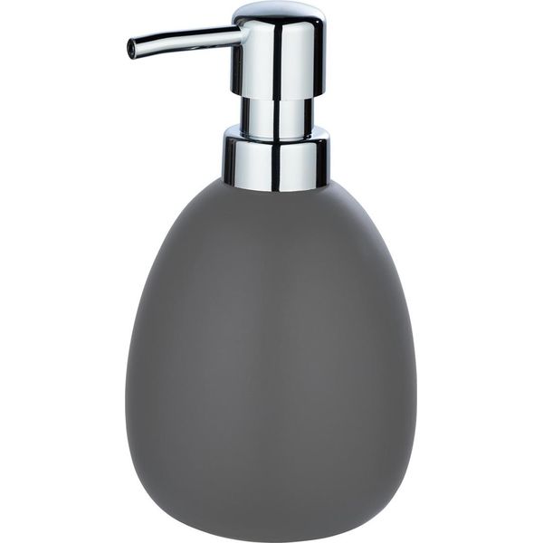 Distributore Di Sapone Wenko Mod. Polaris Grigio Opaco, Ceramica, 390 Ml-image