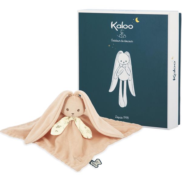 Kaloo Panno Coccole Coniglio Pesca - Lapinoo Doudou Bambino Regalo-image