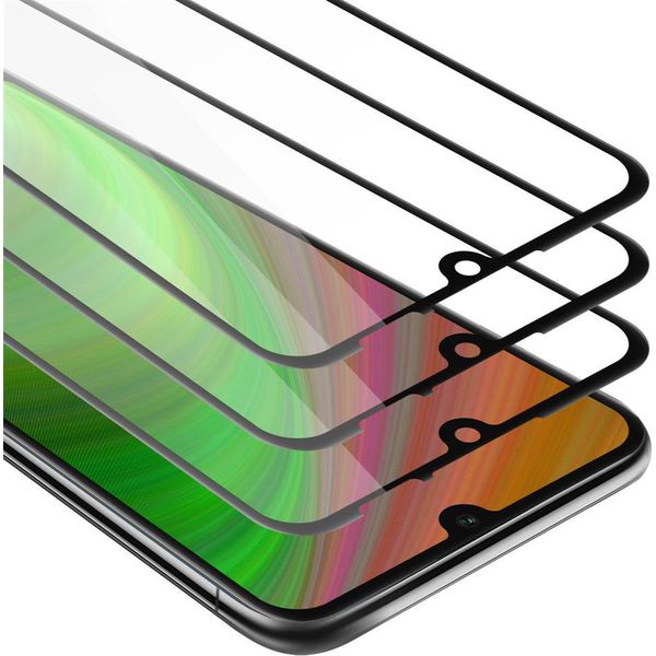 Cadorabo 3X Pellicola Blindata A Schermo Intero Per Honor 8A Pellicola Protettiva In Vetro Temperato Nero Di Protezione Del Display-image