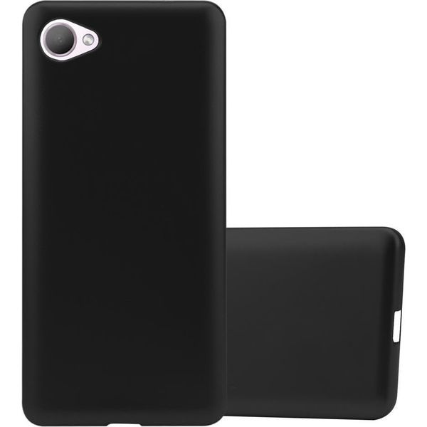 Cadorabo Cover Protettiva Per Htc Desire 12 Custodia In Nero Per Telefono Cellulare Tpu Custodia In Silicone Cover Case-image