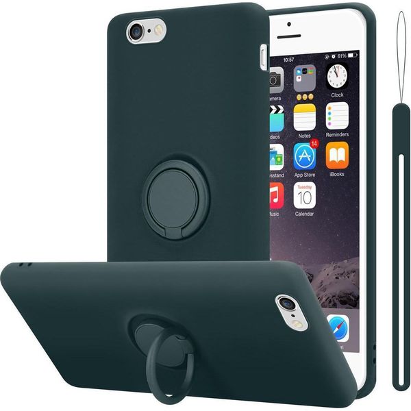 Custodia Cadorabo Per Apple Iphone 6 / 6S Custodia Protettiva In Verde Custodia Per Cellulare Tpu Custodia Cover-image