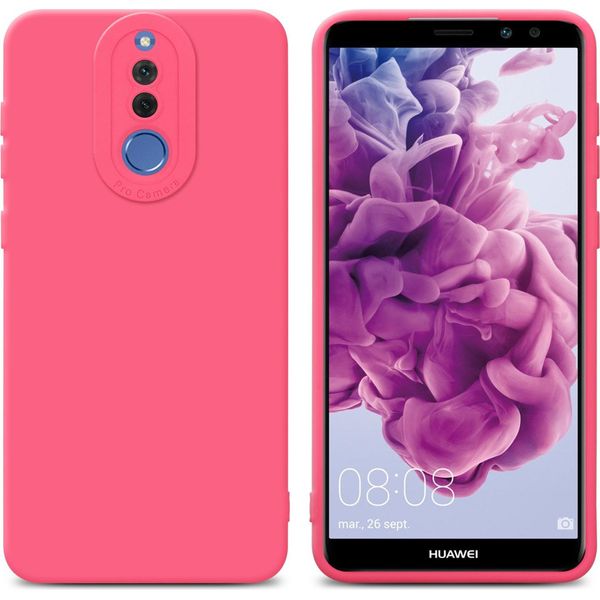 Cadorabo Cover Per Huawei Mate 10 Lite Cover Protettiva In Tpu Rosso Custodia In Silicone Custodia Per Cellulare-image