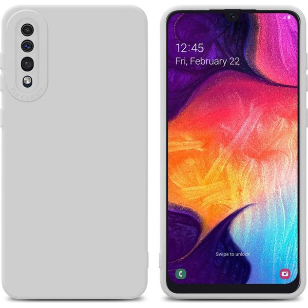 Cadorabo Cover Per Samsung Galaxy A50 4G / A50S / A30S Cover Protettiva In Tpu Bianco Custodia In Silicone Custodia Per Cellulare-image