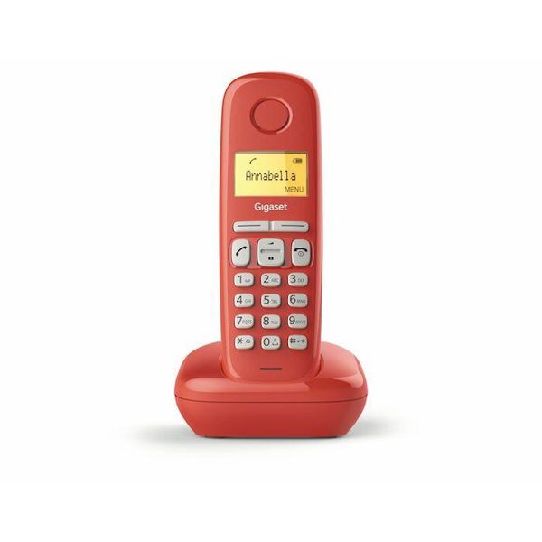 Gigaset A 170 Trio Telefono Cordless Dect Rosso Con Identificatore Di Chiamata-image