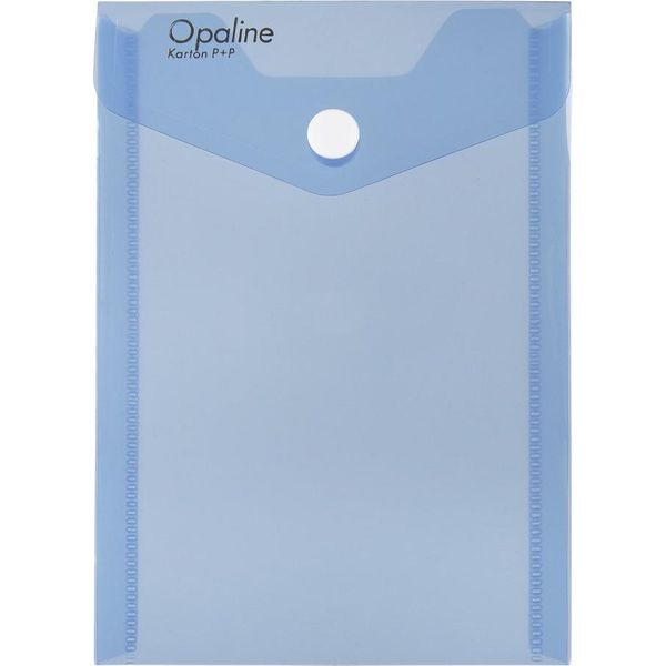 Cartella Karton P+P Con Stampa A6 Blu Trasparente-image