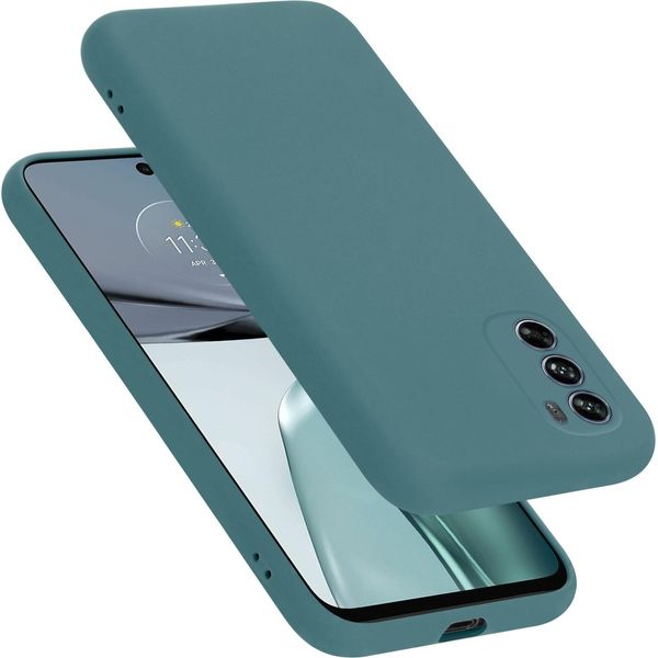 Cadorabo Custodia Protettiva Per Motorola Moto G62 5G In Verde Custodia Del Telefono Cellulare Custodia Cover Tpu Etui-image