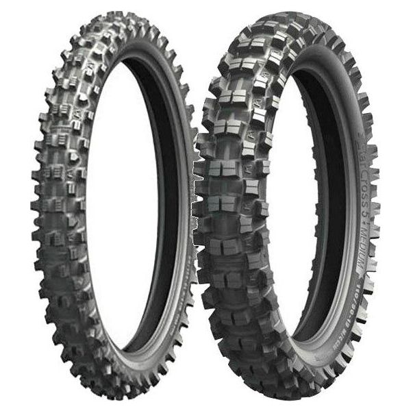 Coppia Di Michelin 60/100-14 29M + 80/100-12 41M Starcross 5 Mini-image