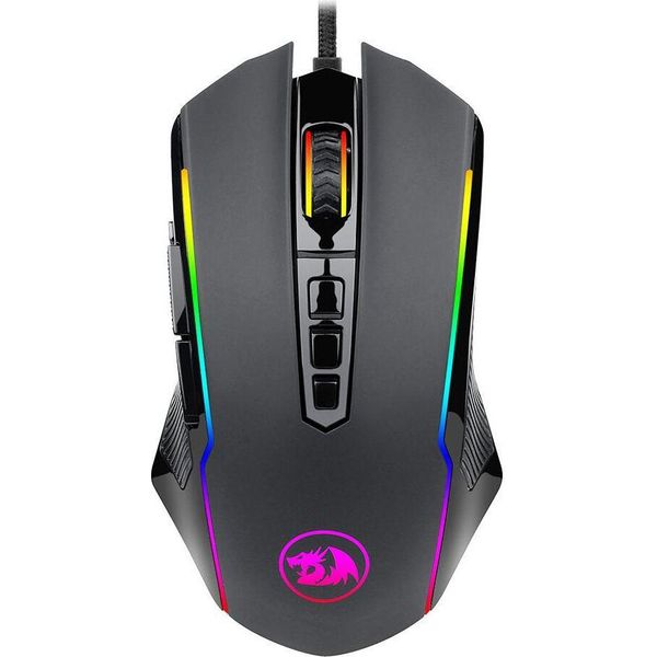 Mouse Da Gioco Cablato Redragon M910-K Ranger Rgb, 8000 Dpi, M910-K Ranger Basic, Nero-image