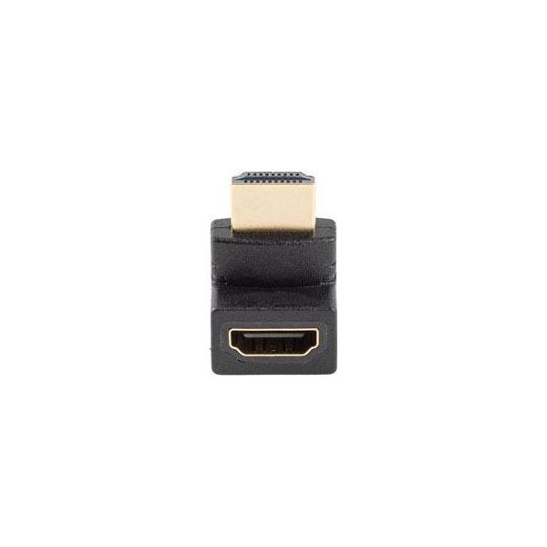 Lanberg Adattatore Hdmi(M) -> Hdmi(F) 4K Angolato Superiore Nero-image