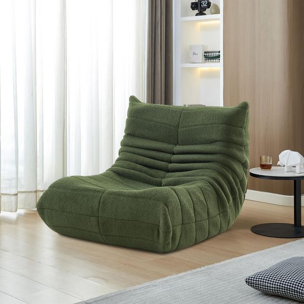 Fortuna Lai Tv E Poltrona Reclinabile (Divano Poltrona Reclinabile), Per Soggiorno Camera Da Letto, Verde-image