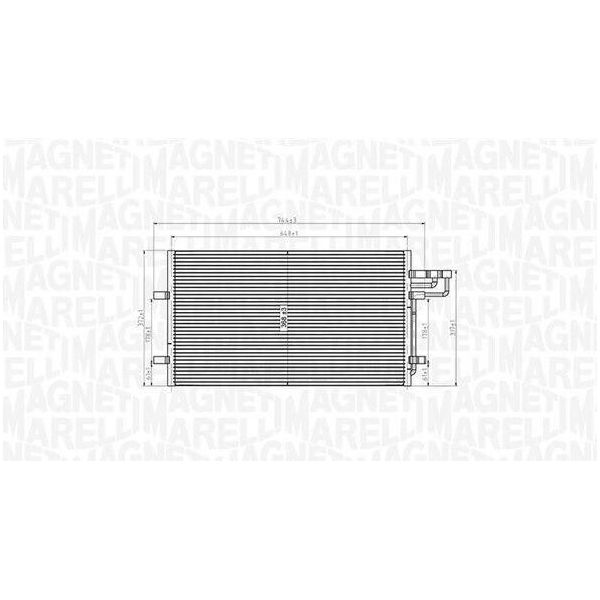 Magneti Marelli 350203915000 - Oe 1234248 Klimakondensator FüR Focus Ii, Focus C-Max (DM2), C-Max-image