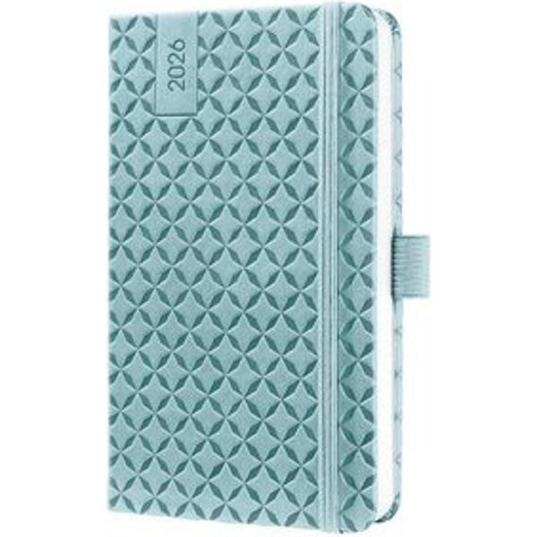Sigel J6112 Sigel Agenda Tascabile Jolie Flair 2026, Pelle Finta, Sky--image