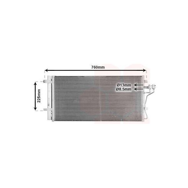 Van Wezel 82005190 Condensatore Climatizzatore Condensatore Climatizzatore + Essiccatore-image