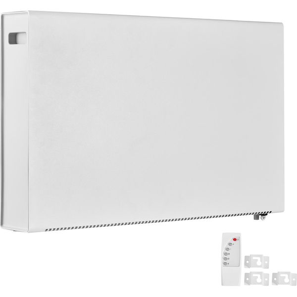 Succebuy Riscaldatore Elettrico A Convettore, Riscaldatore Da 2000 W Con Telecomando E Touch Control, 3 Modalità Di Riscaldamento, Timer 24 Ore, Dotato Di Protezione Contro L'inclinazione E Il Surriscaldamento Per Aree Abitative E Di Lavoro-image