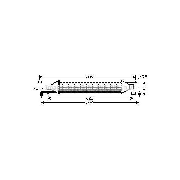 Prasco OLA4421 - Intercooler Oe 6302080 Per Corsa D (S07)-image
