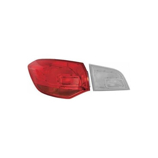 Van Wezel 3751921 - Oe 1222217 Lampada Combinata Posteriore, Sinistra, Parte Esterna Per Astra J-image