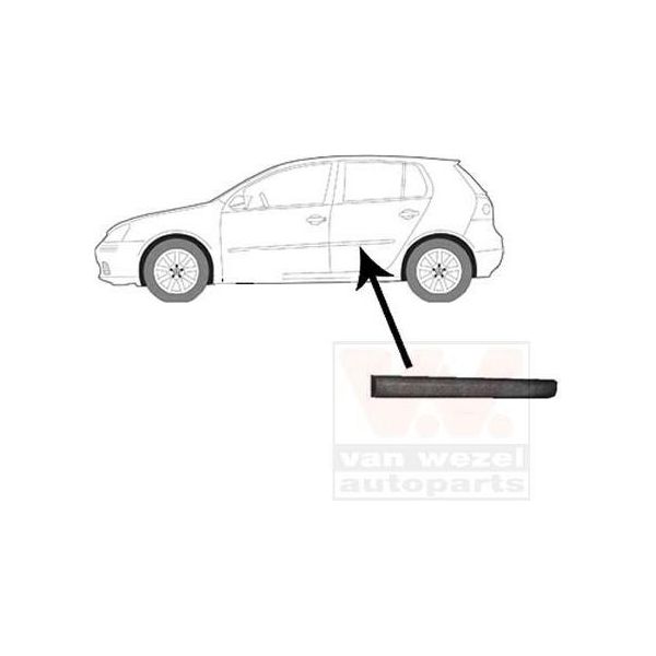 Van Wezel 5894405 - Modanatura Di Serie 1K48537539B9, Posteriore Sinistra Per Golf V (1K)-image