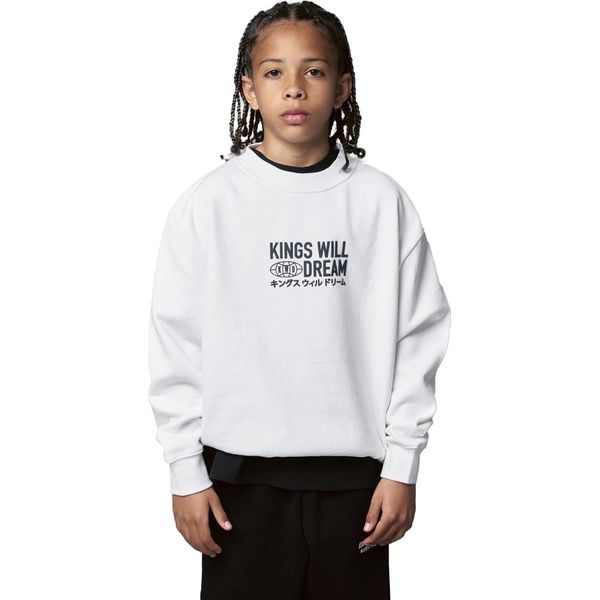 Kings Will Dream - Felpa "Studio Title"" Da Ragazzo, Girocollo BG2393 (140) (Bianco)"-image