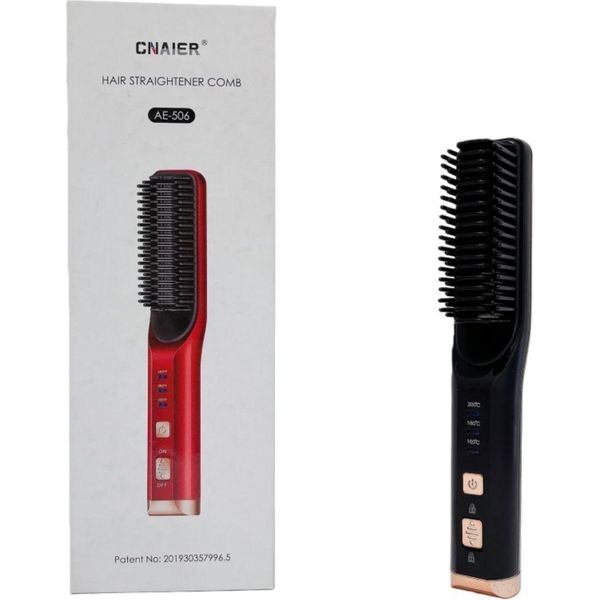 Inf Arricciacapelli E Piastra Usb Ricaricabile 2 In 1 Con Temperatura Regolabile Nero-image