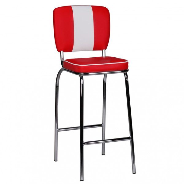 Wohnling American Diner Barstuhl WL1.718 Rot-image