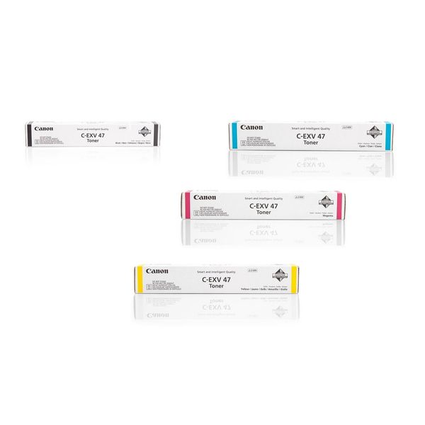Canon Original Toner C-EXV47 4Er-Set Schwarz, Cyan, Magenta, Gelb-image