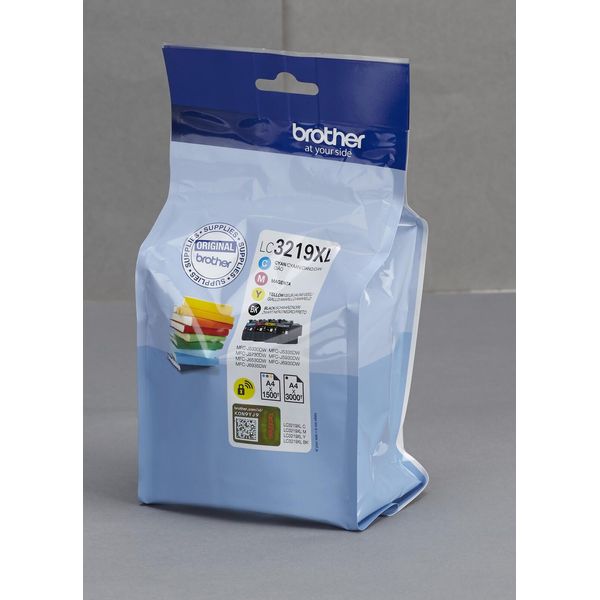 Brother Original LC-3219XL Druckerpatronen 4Er Multipack Bk/C/M/Y (LC3219XLVALDR)-image