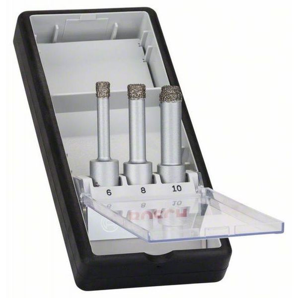 Pro Set Di Punte A Secco In Ceramica, 6 X 33, 8 X 33, 10 X 33 Mm, 3 Pezzi.-image